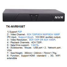 8CH CCTV-Netz DVR